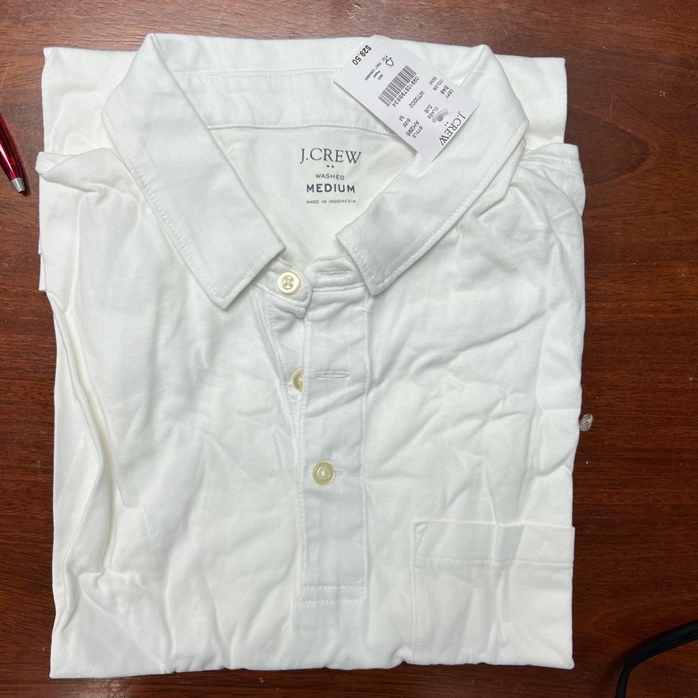 JCrew Factory Cotton Polo Shirt